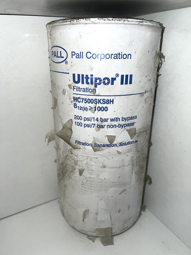 *new* Pall Corporation Ultipor Iii Filtration Hc7500 Ccs