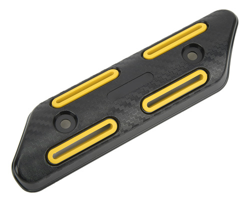 Protector Térmico De Tubo De Escape Amarillo Universal Para
