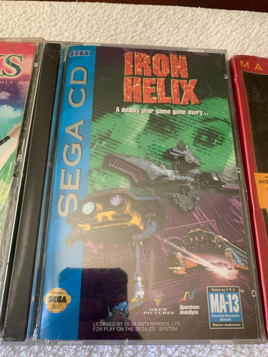 Lote 4 Jogos Lacrados Sega Cd