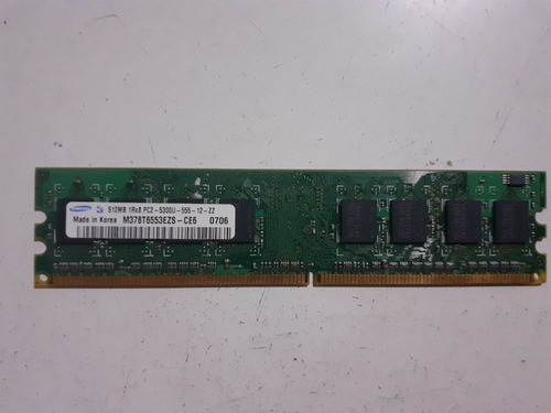 Memorian Ram Ddr2 512 1rx8 Pc2 5300 Samsung