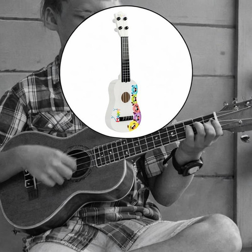 Ukulele Toy Small Guitar String Ajustable Instrumento