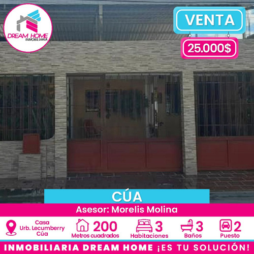 Casa En Venta Urb. Lecumberry - Cúa 