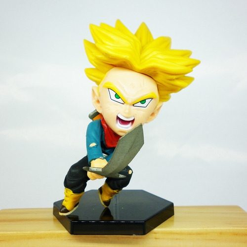  Figura De Colección Trunks   Adulto De Dragón Ball  Z    