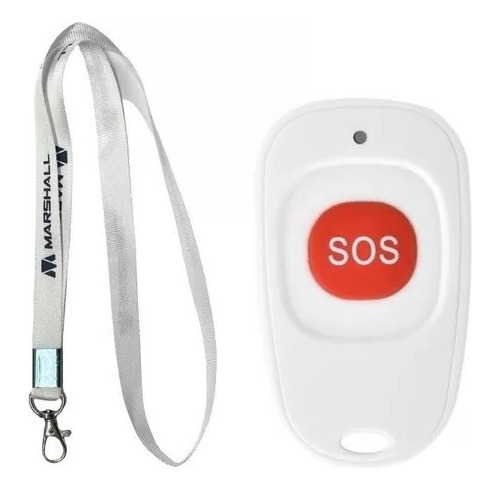 Boton Pulsador Control Sos Inalambrico P/ Alarma Marshall 