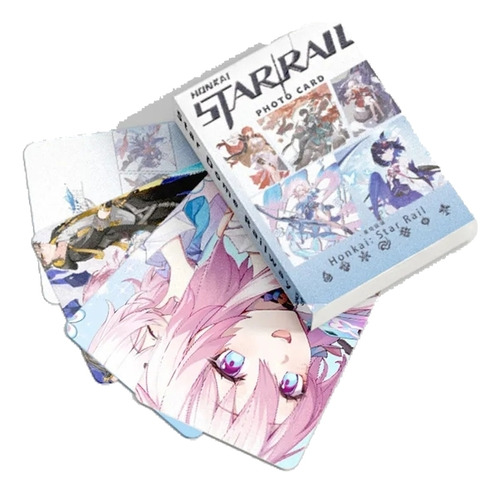 Colección Anime Gamer Lomo Card 50 Tarjetas Honkai Star Rail