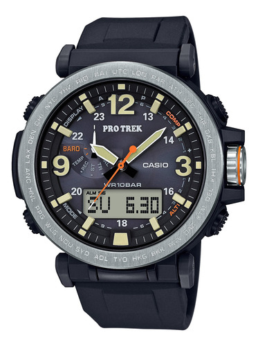Reloj Casio Prg600 Pro Trek Negro Resistente Al Agua Hasta 1