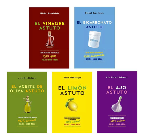 Bicarbonato - Ajo - Limón - Vinagre - Aceite - Astuto X5