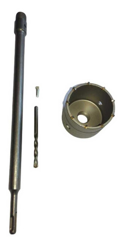 Imagen 1 de 2 de Sierra Copa Diamantada 75mm Más Guía De 400mm