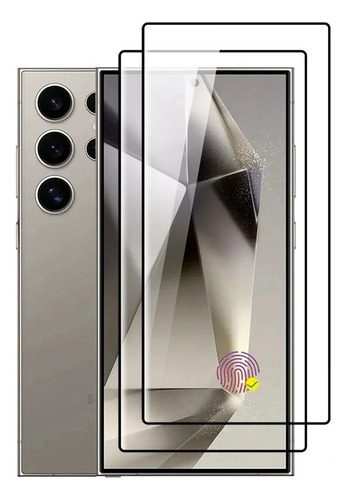 Glass Vidrio Templado Lee Huella Para Samsung S25 Ultra