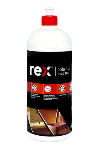 Cola Fría Madera Carpintero Rex Frasco Dosificador 1kg