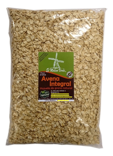 Avena Integral Hojuelas 2 Kilos