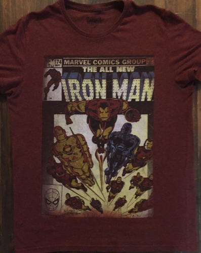 Remera Marvel Comics Original Iron Man Avengers Importada