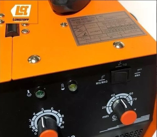 Soldadora Inverter Mig Lusqtoff Iron Mig 100 3 En 1 Mma Tig