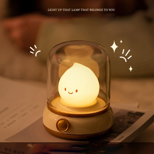 Luz Nocturna, Lámpara De Noche, Brillo Ajustable, Lindo,