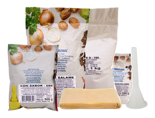 Kit Completo Para Produção Salame Italiano + Receita Grátis