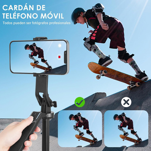 1.8 M Tripie Celular Selfie Stick Tripode Con Control Remoto