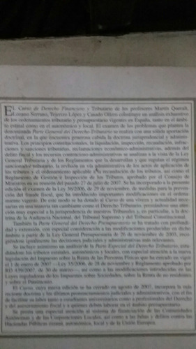 Imagen 3 de 3 de Curso De Derecho Financiero Y Tributario