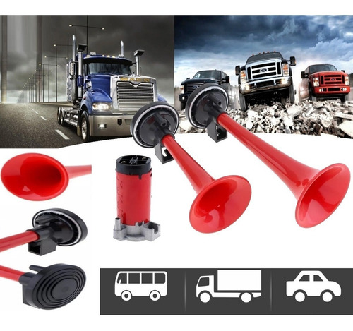 Bocina Aire Comprimido Para Autos Camionetas De 12v