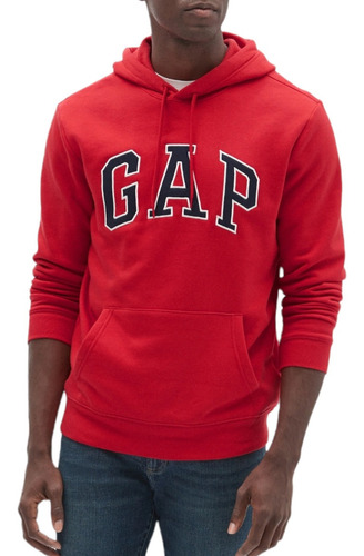 Poleron Con Capucha Logo Gap Hombre