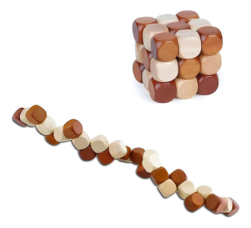 Magikon Brain Teaser Cube Puzzle Toy (cubo De Serpiente)...