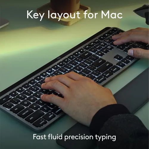 Teclado Sem Fio Logitech Mx Keys S Para Mac | Parcelamento sem juros