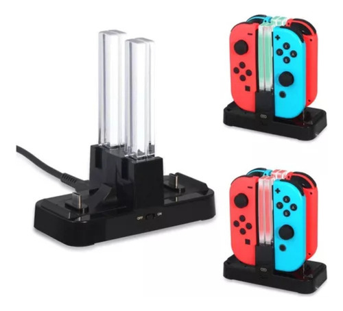 Cargador X 4 Para Joy-con Dock De Nintendo Switch Iplay