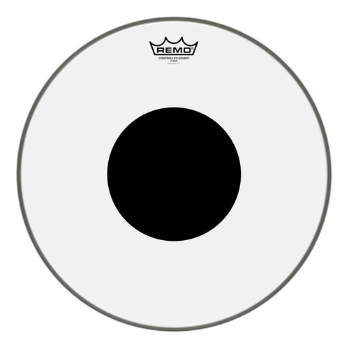 Parche Remo Controlled Sound Clear Black Dot 16'' Para Tom