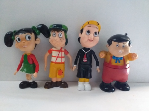 7 Muñecos Del Chavo Del Ocho (Usado)