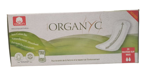 Panti Protector Maxi Organyc Caja Con 12pz