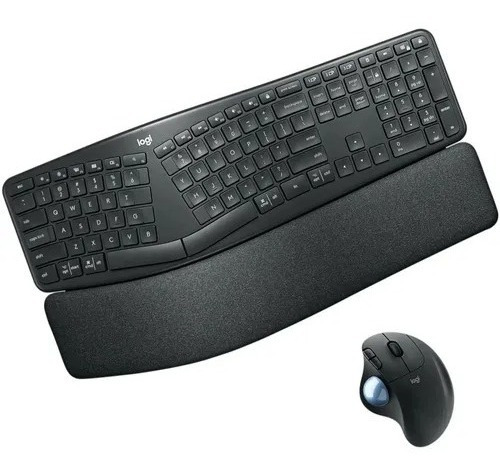 Logitech Combo Ergo: Teclado K860 + Mouse Trackball M575