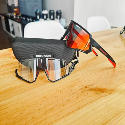 Lentes Polarizado Fotocrom tico Multicrita Ciclismo Rockbros