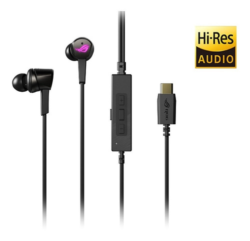 Imagen 1 de 10 de Auricular Gamer Asus Rog Cetra In-ear Noice Cancelling Usb-c