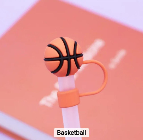 Tapon Silicona Sorbete Standley 10 Mm Naranja Basquet