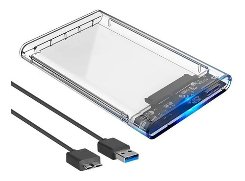 Case Para Hd Ssd Externo Transparente Usb 3.0 Original