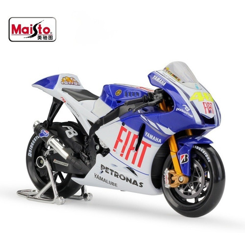 Juguete Modelo De Motocicleta De Aleación 1:10 Fiat Yamaha M