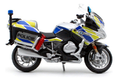 Lzl Maisto Bmw R1200 Rt Policía Checa Modelo 1/18 Fundido A