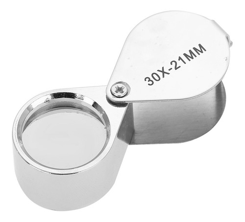 Lupa De Bolsillo Plegable Con Lupa Portátil 30x Con Para