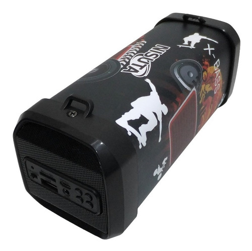 Parlante Portatil Bluetooth Nisuta Ns-pa9 Radio Fm Aux Usb