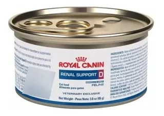 24 Latas De Alimento Royal Canin Renal Support D Gato 85g