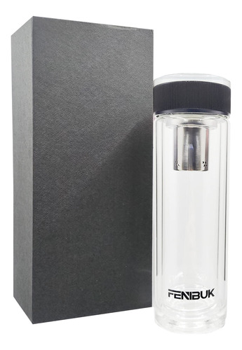 Fenibuk Vaso Infusor Te Taza Viaje Doble Pared Bpa Filtro 12