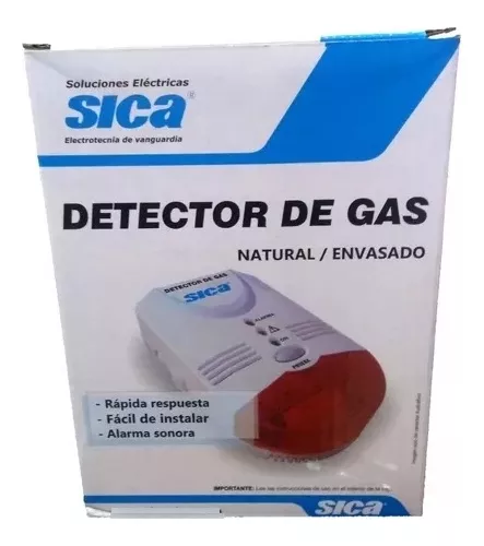 Kit Detector Monóxido De Carbono + Gas Natural/envasado Sica