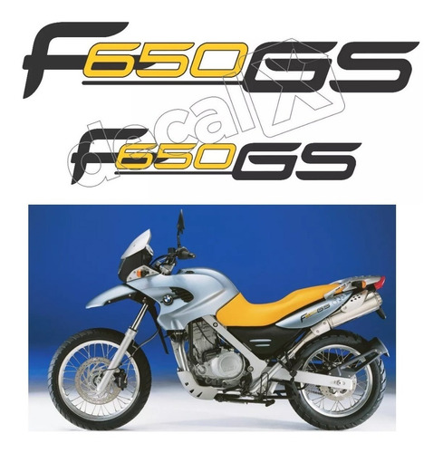 Par De Adesivos Emblema Compatível Com Moto F650gs Bwf65002