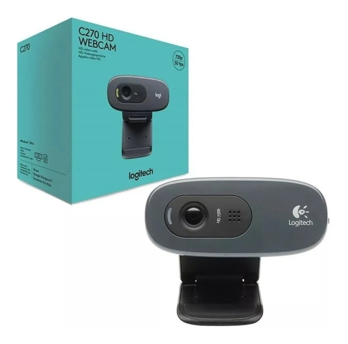 Webcam Logitech C270 Hd 1280x720p 30 Fps C/ Microfone ! Nf