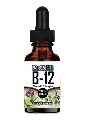 (vitamina B-12/complejo B) Gotas Sublingual 1,200mcg Veganos