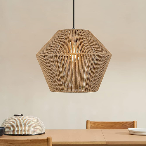 ~? Elyona Luz Colgante Tejida, 17 Modern Boho Chandelier Han