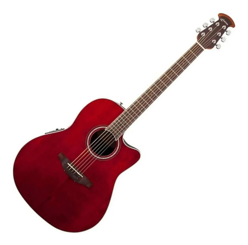 Guitarra Electroacustica Ovation Celebrity Cs24 Red Ruby