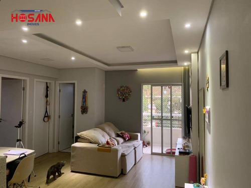 Imagem 3 de 10 de Apartamento Com 2 Dormitórios À Venda, 52 M² Por R$ 315.000,00 - Região Central - Caieiras/sp - Ap0214
