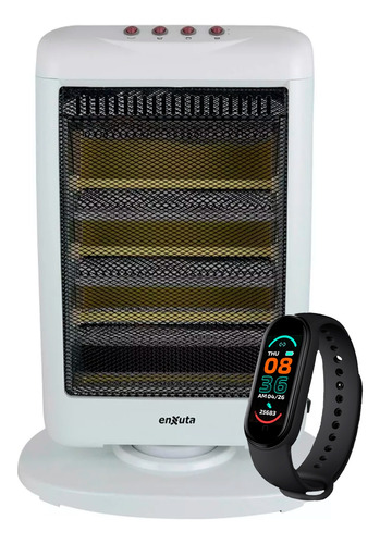 Estufa Calefactor Chenx912 Halogeno Enxuta 1200w + Smartw