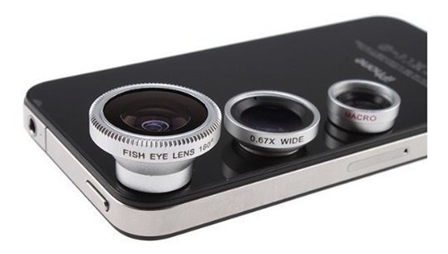 3 Lentes En 1 Para iPhone, Galaxy, iPod Touch, iPad Fisher