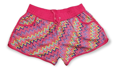 Imagen 1 de 3 de Short Playero Mujer Short De Baño Mujer Rayos Rosa